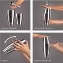 Vacu Vin Tin on Tin Cocktail Shaker 700/500ml