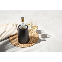 Vacu Vin Elegant Active Wine Cooler - Black