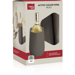 Vacu Vin Hexo Active Wine Cooler - Graphite