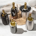 Vacu Vin Aktiv Weinkühler für Champagner Elegant - Edelstahl