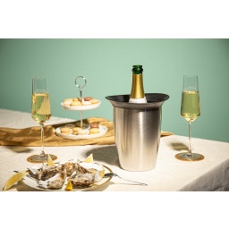 Vacu Vin Aktiv Weinkühler für Champagner Elegant - Edelstahl