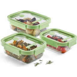 Lékué Rectangular Storage Jars - 1 set