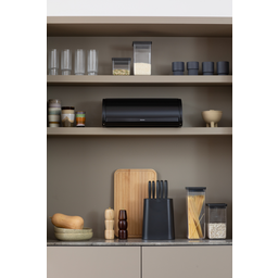 Brabantia Roll-Up Bread Box - Regular - Matt Black