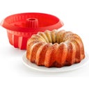 Lékué Tiefe Silikon-Gugelhupfbackform Ø 22 cm