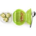 Deep Microwave Steamer with Tray for 1-2 Servings
