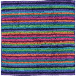 Tapis De Bain Lifestyle Rayures 60 x 60 cm - multicolore 84