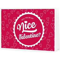 "Nice Valentine!" - Presentkort att skriva ut själv