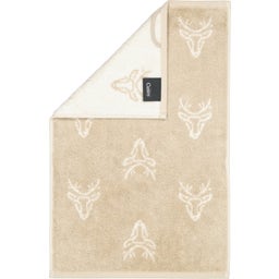 Cawö Gästetuch Alpenchic Allover 30 x 50 cm - natur 33