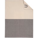 Cawö Geschirrtuch Duo Cuisine - basalt/leinen