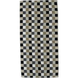 Cawö Handtuch  Lifestyle Karo 50 x 100 cm - kiesel 37