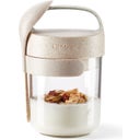Lékué Becher To Go Organic mit Löffel 400 ml