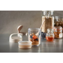 Lékué Becher To Go Organic mit Löffel 400 ml