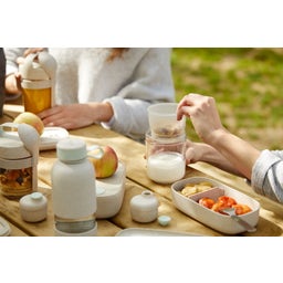 Lékué Becher To Go Organic mit Löffel 400 ml