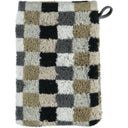 Cawö Waschhandschuh Lifestyle Karo 16 x 22 cm