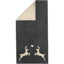 Cawö Handtuch Alpenchic Hirsche 50 x 100 cm