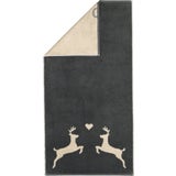 Cawö Handtuch Alpenchic Hirsche 50 x 100 cm