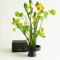 Hanataba Ikebana-Schale - Schwarz