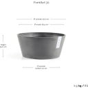 Ecopots ECO Frankfurt grau 30cm