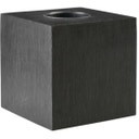 CUBIC namizna svetilka iz aluminija v obliki kocke - črna