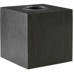 CUBIC namizna svetilka iz aluminija v obliki kocke - črna
