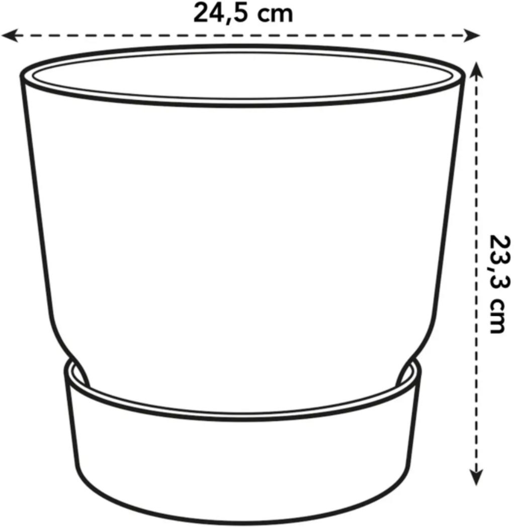 elho greenville Planter Round 25 cm