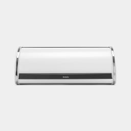 Brabantia Boîte à Pain à Couvercle Roulant - White