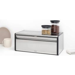 Brabantia Folding Bread Box - Regular - Matt Steel