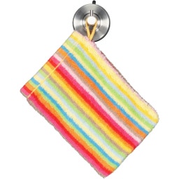 Guanto da Bagno Lifestyle a Righe 16 x 22 cm - Multicolore - 25