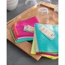 Cawö Dishcloth Trio (pack of 3) - pink/turquoise