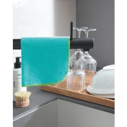 Cawö Vaatdoek Trio (Verpakking van 3) - Turkoois/pistache