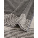 Saunatuch Luxury Home Two-Tone 80 x 200 cm - schiefer 77