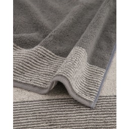 Saunatuch Luxury Home Two-Tone 80 x 200 cm - schiefer 77