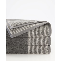 Saunatuch Luxury Home Two-Tone 80 x 200 cm - schiefer 77