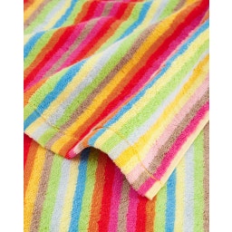 Serviette De Sauna Lifestyle Rayures 70 x 180 cm - multicolore 25
