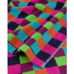 Toalla Sauna Lifestyle a Cuadros 70 x 180 cm - Multicolor - 84