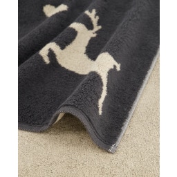 Cawö Handtuch Alpenchic Hirsche 50 x 100 cm - granit 73