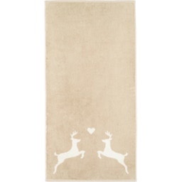 Cawö Handtuch Alpenchic Hirsche 50 x 100 cm - natur 33
