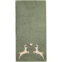 Cawö Handtuch Alpenchic Hirsche 50 x 100 cm - zirbe 43