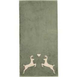 Cawö Handtuch Alpenchic Hirsche 50 x 100 cm - zirbe 43