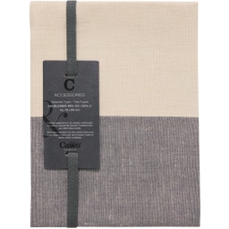 Cawö Geschirrtuch Duo Cuisine - basalt/leinen