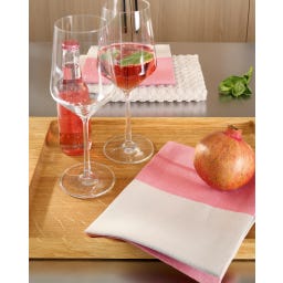 Cawö Geschirrtuch Duo Cuisine - sorbet/travertin