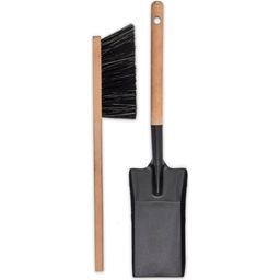 Garden Trading Fireplace Accessories - Broom & Shovel - 1 Set
