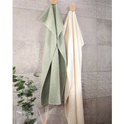 Cawö Asciugamano Ospite Pure 30 x 50 cm - Eucalipto - 450