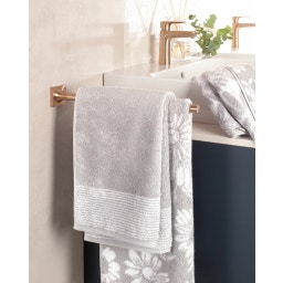 Serviette Invité Luxury Home Two-Tone 30 x 50 cm - platine 76