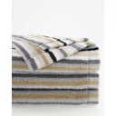 Cawö Gästetuch Lifestyle Streifen 30 x 50 cm - kiesel 37