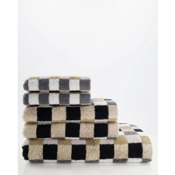 Cawö Gästetuch  Lifestyle Karo 30 x 50 cm - kiesel 37
