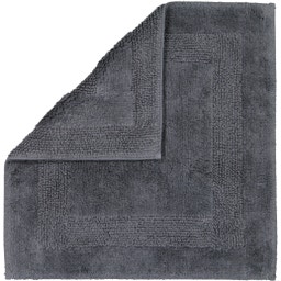 Cawö Wende-Badteppich 60 x 60 cm - anthrazit 774
