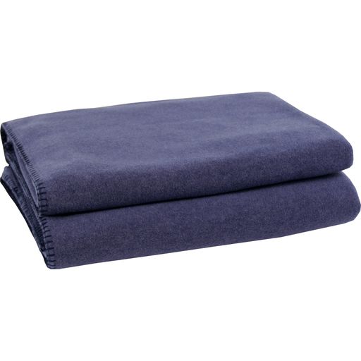 Zoeppritz Soft Fleece Blanket in Indigo
