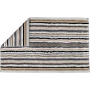 Badteppich Lifestyle Streifen 70 x 120 cm - kiesel 37