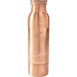 FORREST & LOVE Gravierte Kupferflasche - Paradies